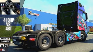Mercedes Benz New actros (Hauling Extra Weight) - Euro Truck Simulator 2 | Steering Wheel  | Ets2 4K