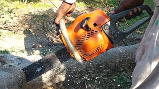 چین آری لکڑی کاٹنے والی  مشین Chainsaw cutting machine wood cutter chainsaw machine