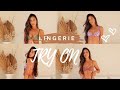 🤎 Try on LOUNGE UNDERWEAR lingerie haul 🤎