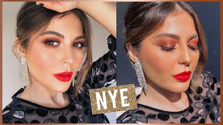 Wearable Copper Glitter Makeup Tutorial |  Sona Gasparian