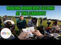 Making HUNDREDS Selling Old Stock at the CARBOOT | Selling at the #carboot