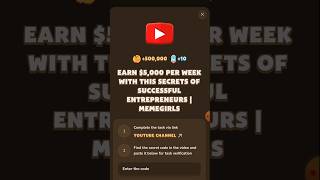 Earn 5000 per week with this secret memeficode earn 5000 per week memefi code