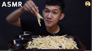 ASMR กินเฟรนฟรายส์ 1 กิโล จิ้มซอสพริก ช็อกโกแลตดิป และชีสดิป (อันไหนจะเข้ากันที่สุด) l Nueng Jirapat