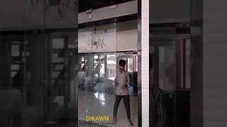 Dikawn Frameless Glass Telescopic Sliding #architecture #interiordesign #slimslidingdoors