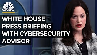 White House press sec. Psaki and cybersecurity advisor Anne Neuberger hold briefing — 3/21/22
