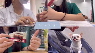 Ciao’s life | 超早到北一的vlog😵‍💫還做了神奇實驗🧪好吃一直吃的日常😋黃珊珊學姊來演講😻