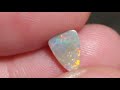 0.79ct red u0026 blue multicolor semi black opal lightning ridge