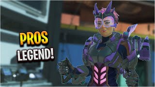 the legend the PROS are starting to use more and more..