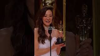 Michelle Yeoh Becomes the First Asian Woman to Win Best Actress at Oscars #michelleyeoh #oscar2023