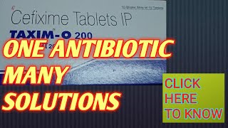 ONE ANTIBIOTIC MANY SOLUTIONS | FULL INFORMATION ABOUT TAXIM-O 200 | USES,SIDE-EFFECTS|PHARM REVIEW