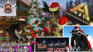 Ark ultimate mobile raptor claus/Christmas event explained 🔥 Op loot and skins || #ark #arkwinter