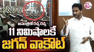 YS Jagan Walkout From AP Assembly : 11 నిమిషాలకే జగన్ వాకౌట్‌ | CM Chandrababu | SumanTV