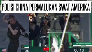 POLISI CHINA PERMALUKAN SWAT AMERIKA DALAM PERTEMUAN PERTAMA