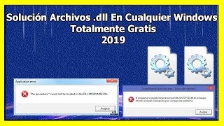 Como Solucionar o Reparar TODOS Los Errores De Archivos .dll 2024 GRATIS!!