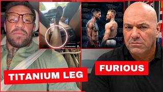 Dana White Is FURIOUS! Conor McGregor Shows OFF “TITANIUM LEG'' Topuria CALLS OUT McGregor!