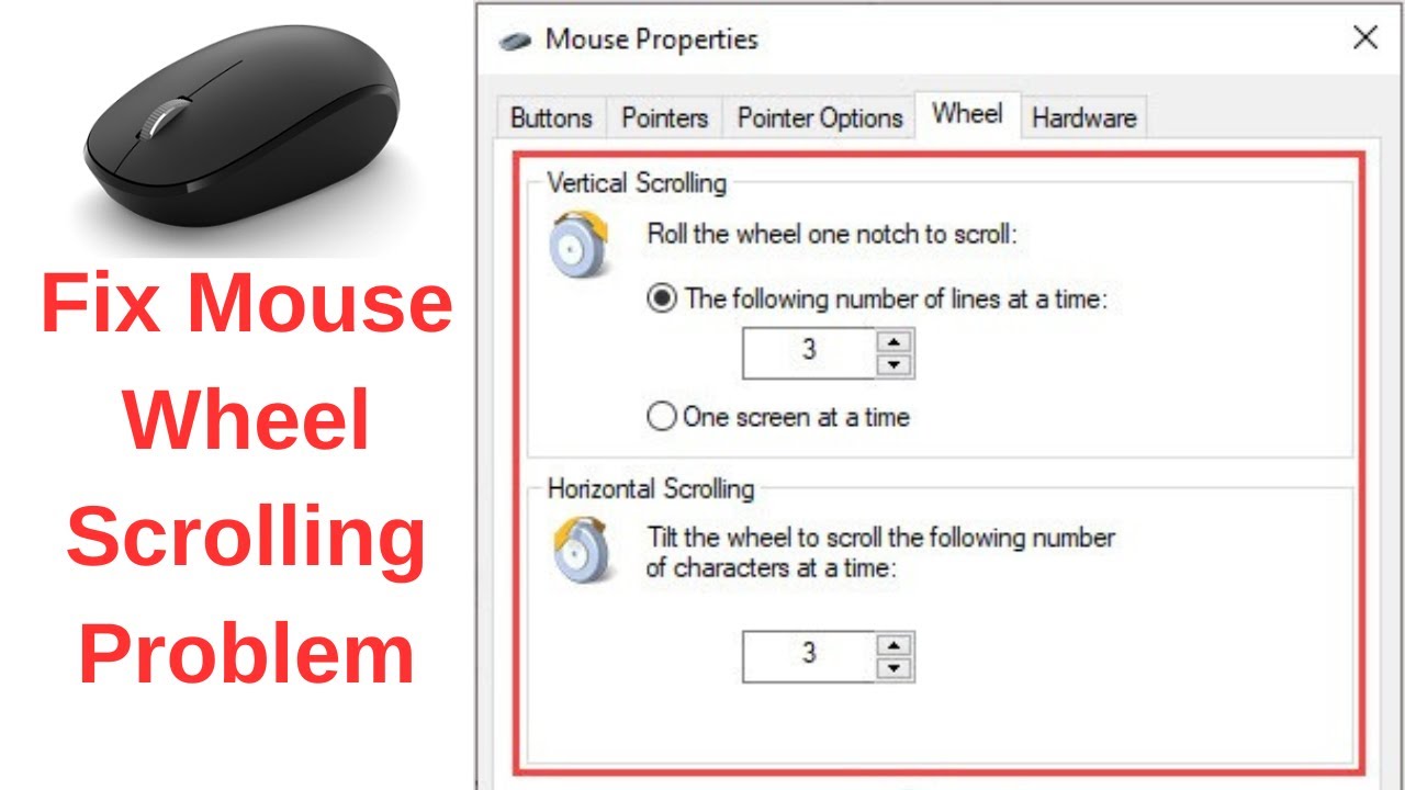 How To Fix Mouse Wheel Scrolling Problem - YouTube