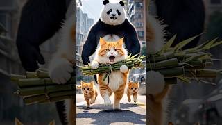 Mr Panda Having Fun With Mr Billo And His Family #ai #pandafans #cuteanimals #funny #cute #animals