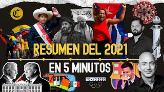 RESUMEN DEL 2021 EN EL MUNDO: Protestas, juramentos, desastres naturales, Covid-19 y ciencia