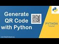 python Tutorial | make QR code with python in 3 lines of code