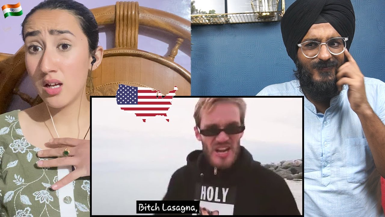 Indians React To PEWDIEPIE B*tch Lasagna (FIRST TIME HEARING) - YouTube