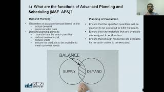 What are the functions of Advanced Planning and Scheduling (APS)?