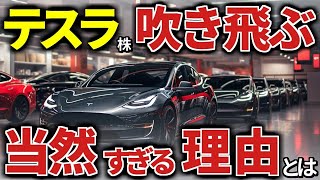 【最新】テスラ株暴落！12兆円失いとんでもない状態！メディアが報道しないEV販売鈍化の兆候！EVバブル崩壊で市場は破産へ!?【海外の反応】