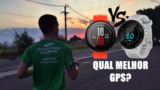 GPS do Garmin 55 vs Amazfit Pace | Teste prático | Corrida de rua