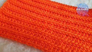 🟡Amazing Crochet Pattern For Beginners🧶| 2 Row Repeat Pattern| Perfect For Baby Blankets