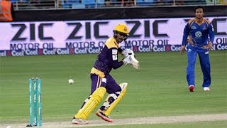 sixes of ahmed shehzad  in psl against karachi kings