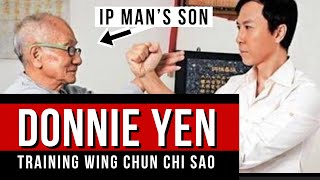 Donnie Yen Training Wing Chun w/ Ip Man's Son