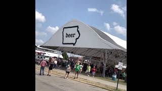 Trying and sampling 6 different types of craft beer at the Iowa State Fair!