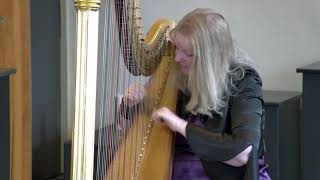 Harpist Regina Ederveen plays Amazing Grace