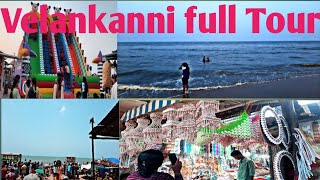 Velankanni Bazar | Velankanni Beach | Fish Market Church tour | Church to Beach with food