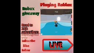 🔴 Playing Roblox with viewers livestream + Robux Giveaway