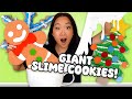 I Made GIGANTIC Christmas Cookies Out Of SLIME