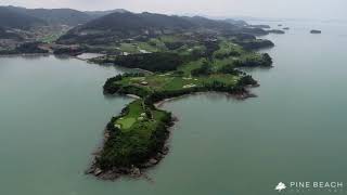 파인비치 전경 ♬Under the same sky♬ [Panoramic view of Pine Beach Golf Links, South Korea]