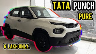 Tata Punch Base Model Review ✅ - मात्र 6 लाख में full features and complete safety✅