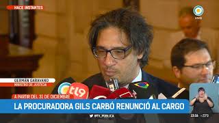 Garavano sobre la renuncia de Gils Carbó | #TPANoticias