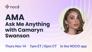 AMA with Camaryn Swanson