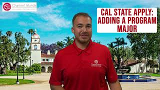 CSU Channel Islands Cal State Apply: Adding A Program
