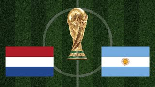 Netherlands vs Argentina | FIFA Qatar World Cup 2022 | Realistic Simulation | eFootball PES Gameplay