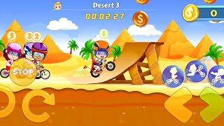Canyon + Desert + Autumn Levels | Vlad Niki Kids Bike Racing iOS 3D Game Play #8 | Abdullah Gaming 🎮