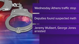 SHERIFF: 2 men arrested after throwing drugs from car during traffic stop