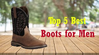 Top 5 Best Pull-On Work Boots For Men  2021