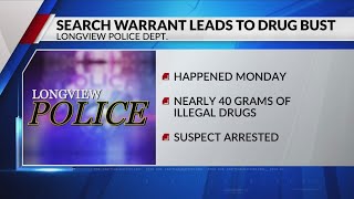 Woman arrested in Longview after 40 grams of illegal drugs found inside her home