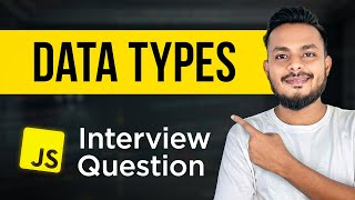 Data Types in Javascript | Interview Question 📚