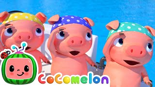 Three Little Pigs Pirate Version!| CoComelon Animal Time | Animals for Kids