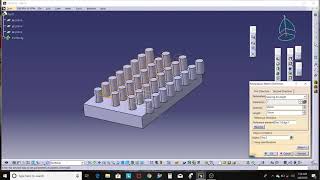 2.31 Part Design CATIA V5 : Rectangular Patterns / Circle Patterns
