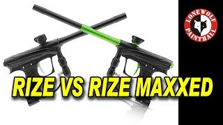 Dye Rize vs Dye Rize Maxxed Marker Comparison | Lone Wolf Paintball Michigan