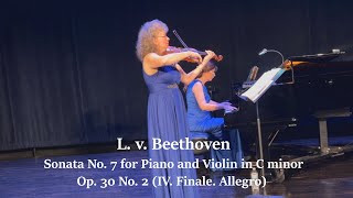 Beethoven, Violin Sonata in C Minor, Op. 20 No. 2 IV. Finale: Allegro-Presto